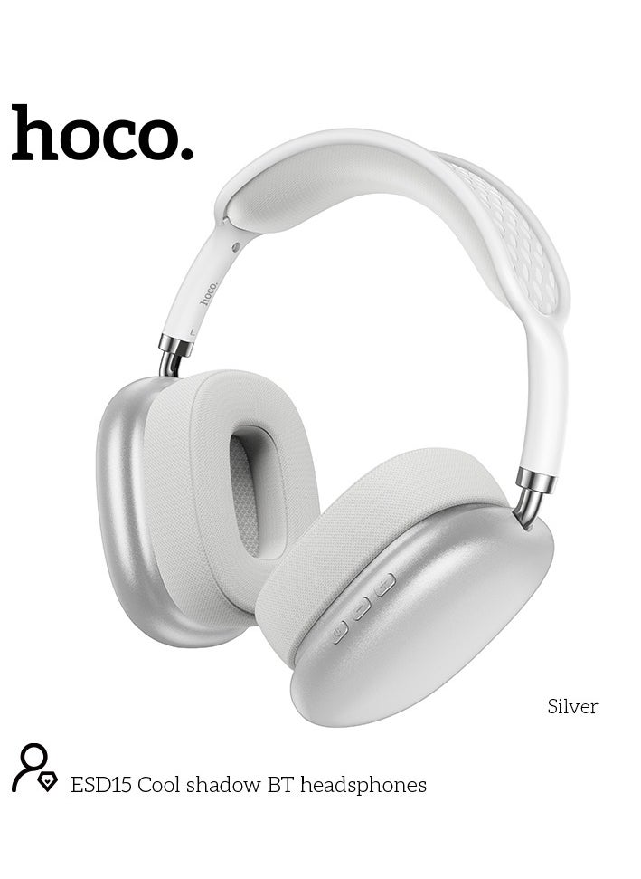 hoco. ESD15 Bluetooth Over-Ear Headphones – Bluetooth 5.3, 12-Hour Playback, TF Card Support
