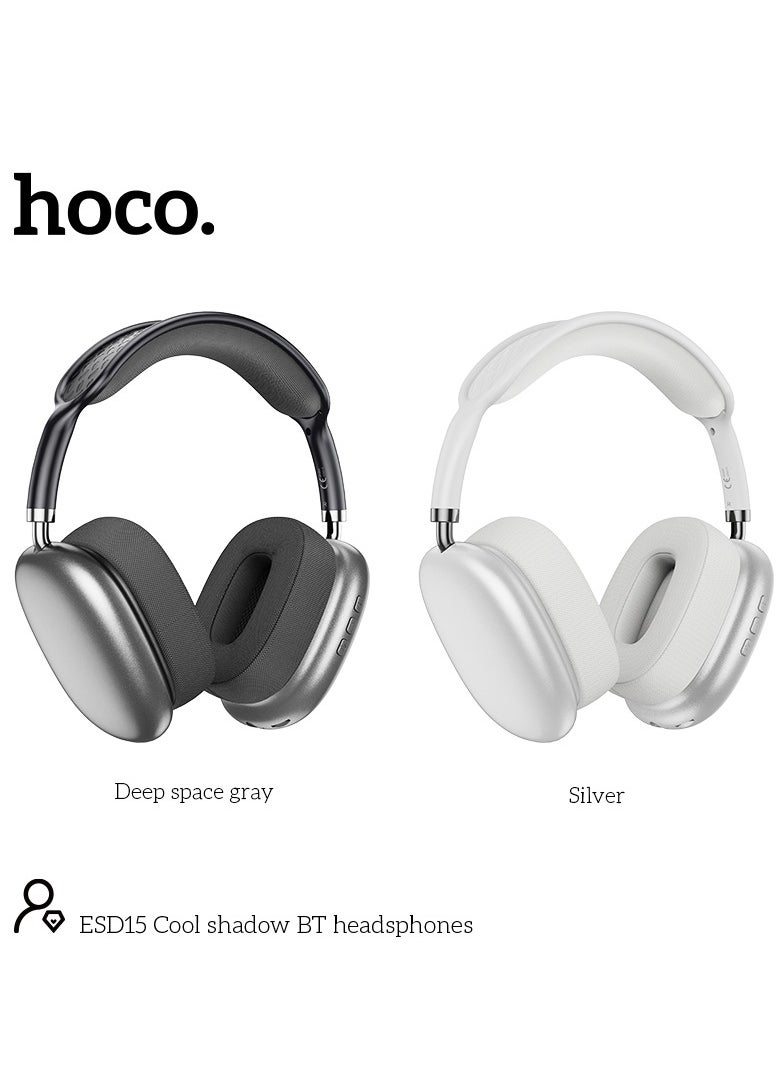 hoco. ESD15 Bluetooth Over-Ear Headphones – Bluetooth 5.3, 12-Hour Playback, TF Card Support