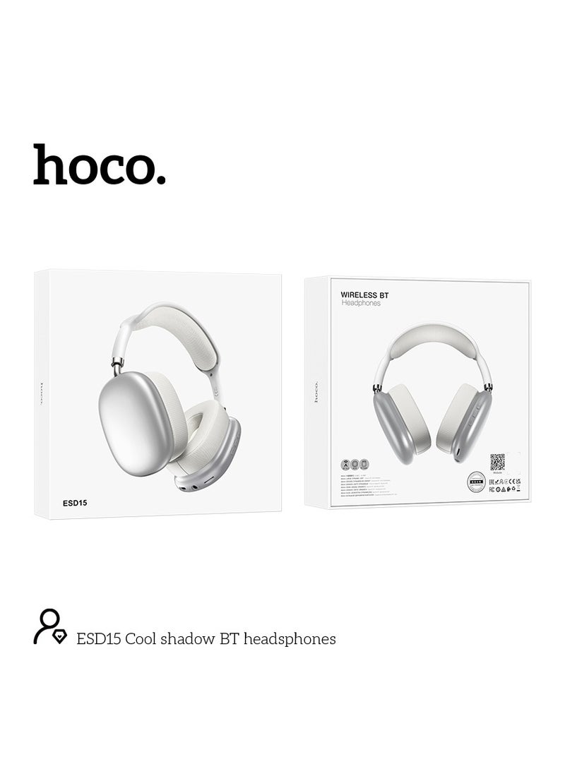 hoco. ESD15 Bluetooth Over-Ear Headphones – Bluetooth 5.3, 12-Hour Playback, TF Card Support