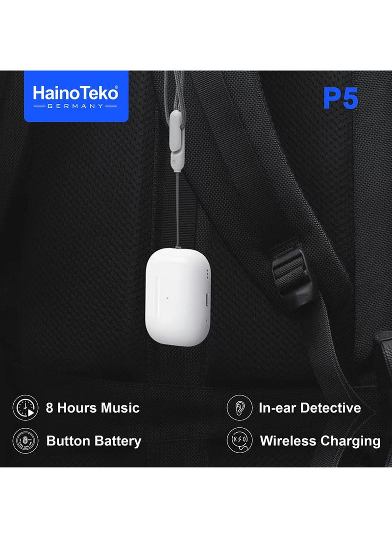 Haino Teko P5 Bluetooth Earbuds With Mic Compatible With iPhone 11