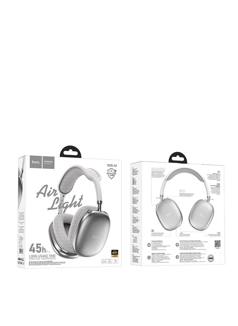 hoco. W35 Air Triumph Bluetooth Headset – Bluetooth 5.3, 45-Hour Playback, Multi-Mode Support