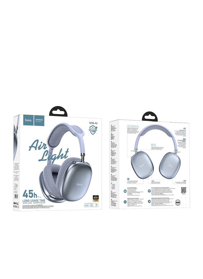 hoco. hoco W35 Air Triumph Bluetooth Headset – Bluetooth 5.3, 45-Hour Playback, Multi-Mode Support