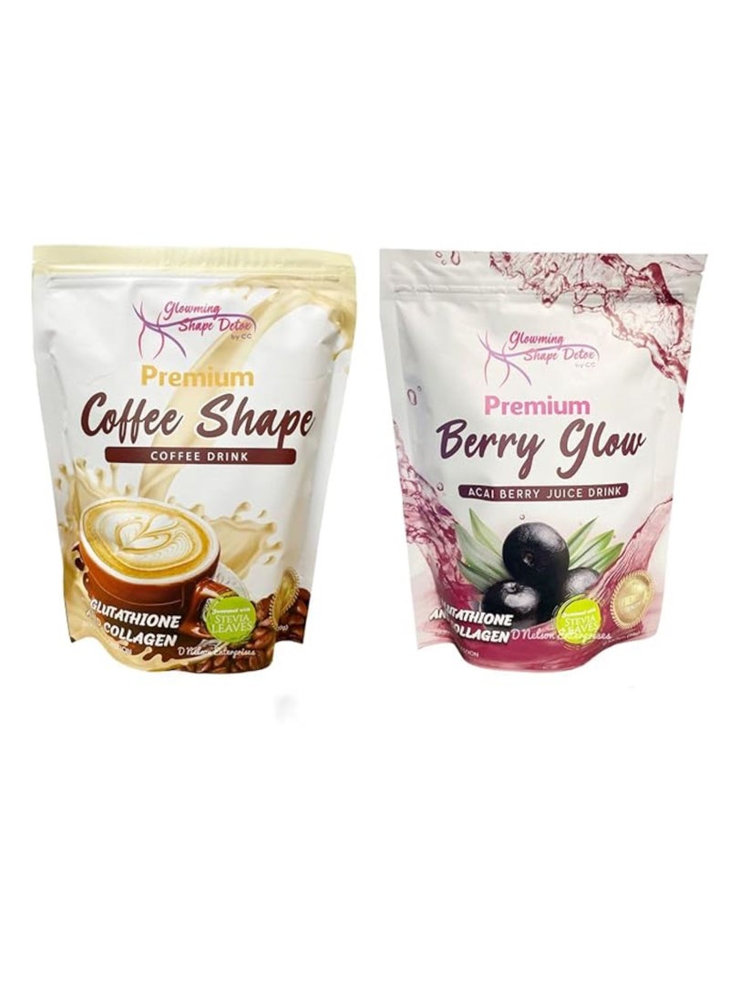 Premium Coffee Shape & Berry Glow