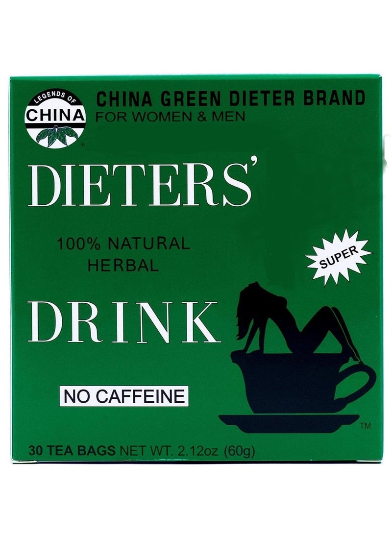 Natural Herbal Drink No Caffeine 30 Tea Bags 60g