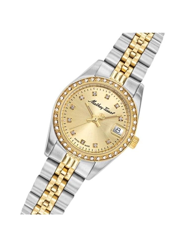 Mathey-Tissot Mathy IV Gold Dial Ladies Watch D709BDQI