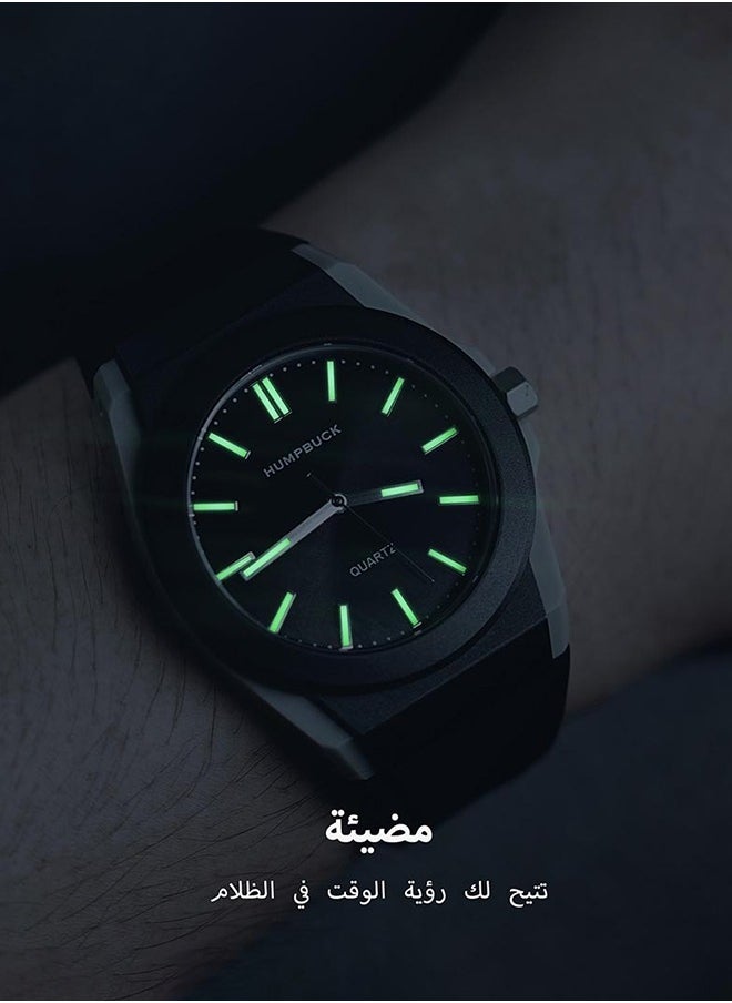 New Creative Quartz Watch for Men Sport Waterproof Watches 2303 green