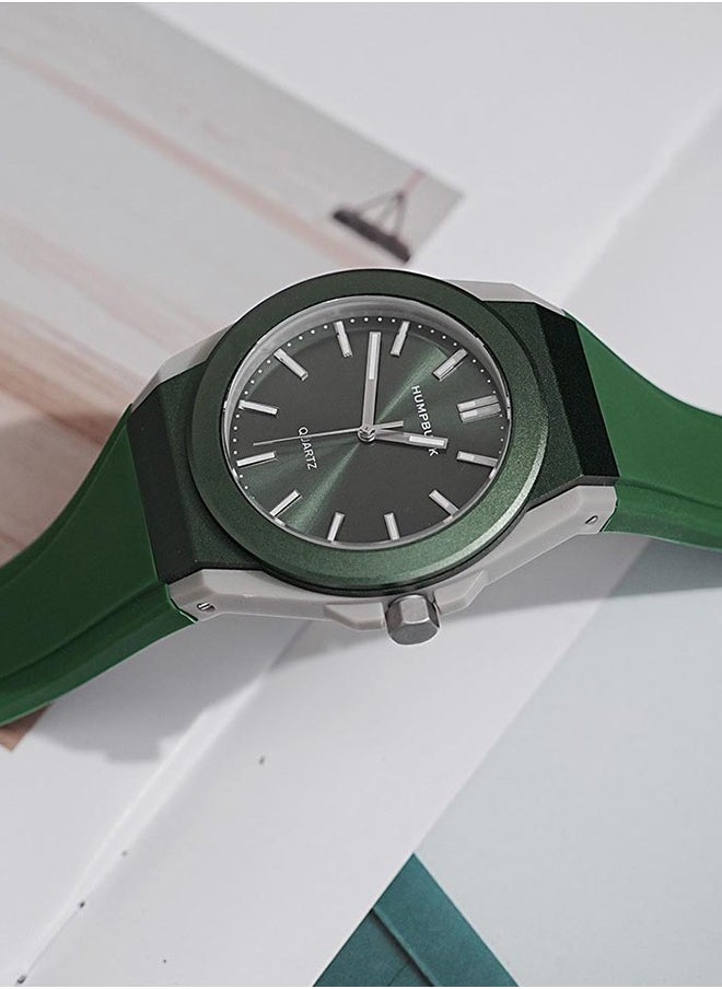 New Creative Quartz Watch for Men Sport Waterproof Watches 2303 green