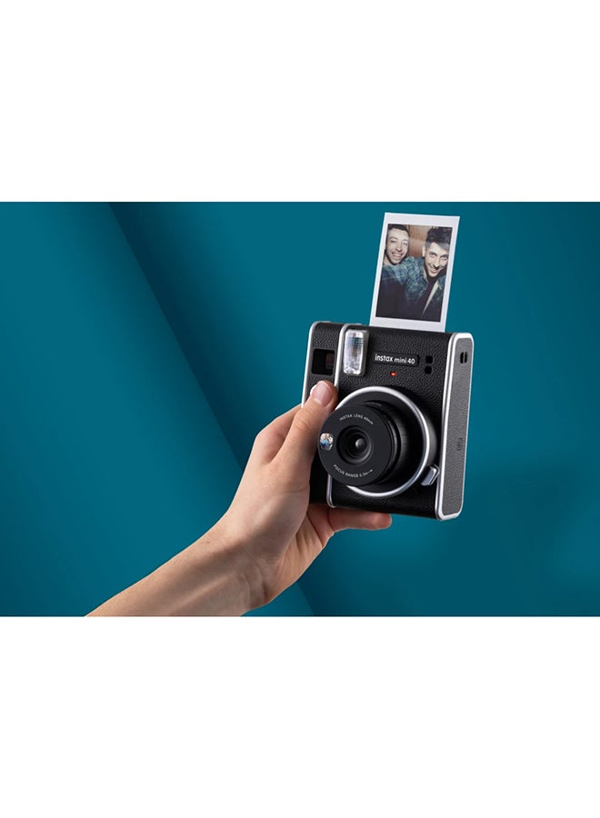 Instax mini 40 Instant Photo Kit (Black)