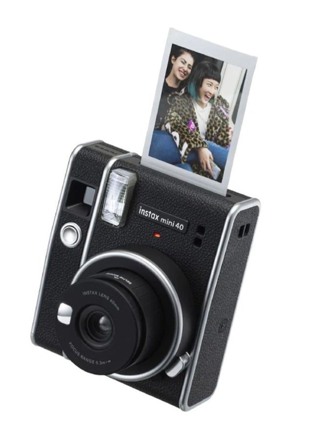 Instax mini 40 Instant Photo Kit (Black)