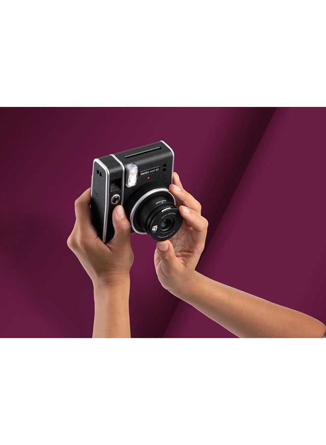 Instax mini 40 Instant Photo Kit (Black)