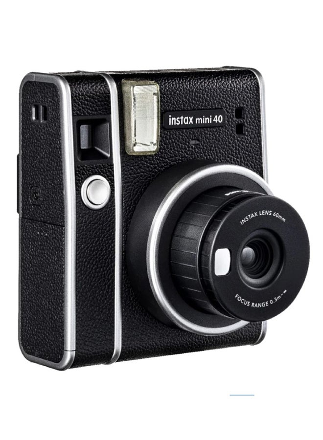 Instax mini 40 Instant Photo Kit (Black)