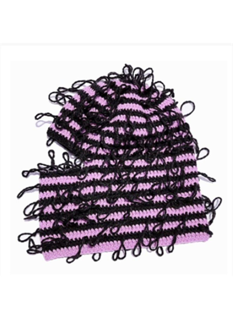 1 x 5 pcs 2024 New Knit Ski Mask Handmade Distressed Halloween Black powder coil in stock