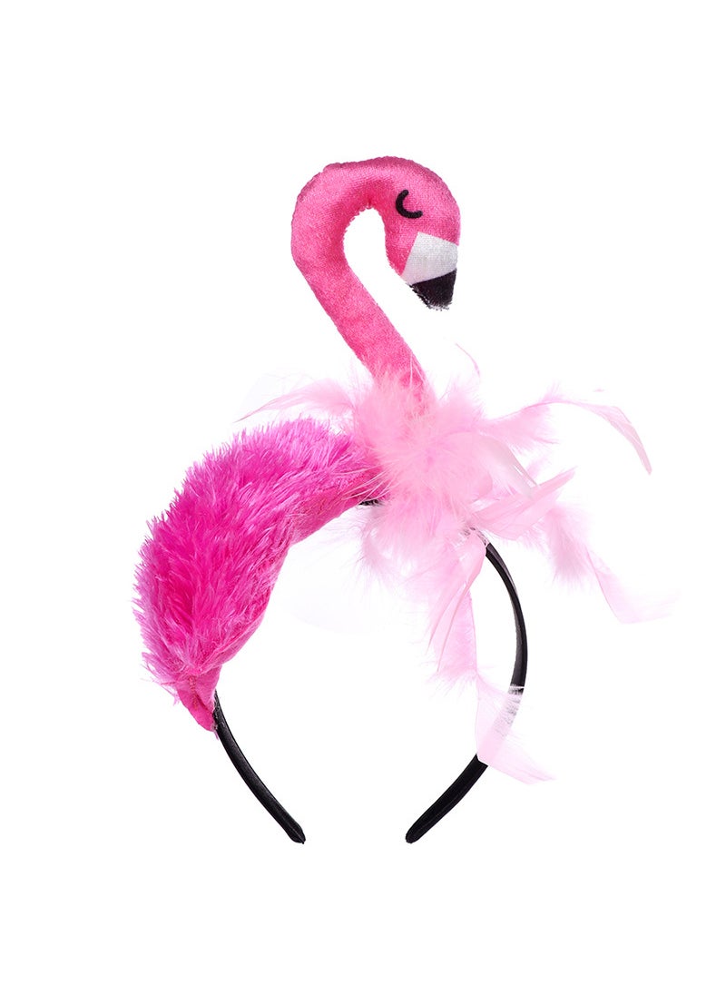 1 x 5 pcs Flamingo Hair Clips Cosplay Party Props Flamingo headband DF18004