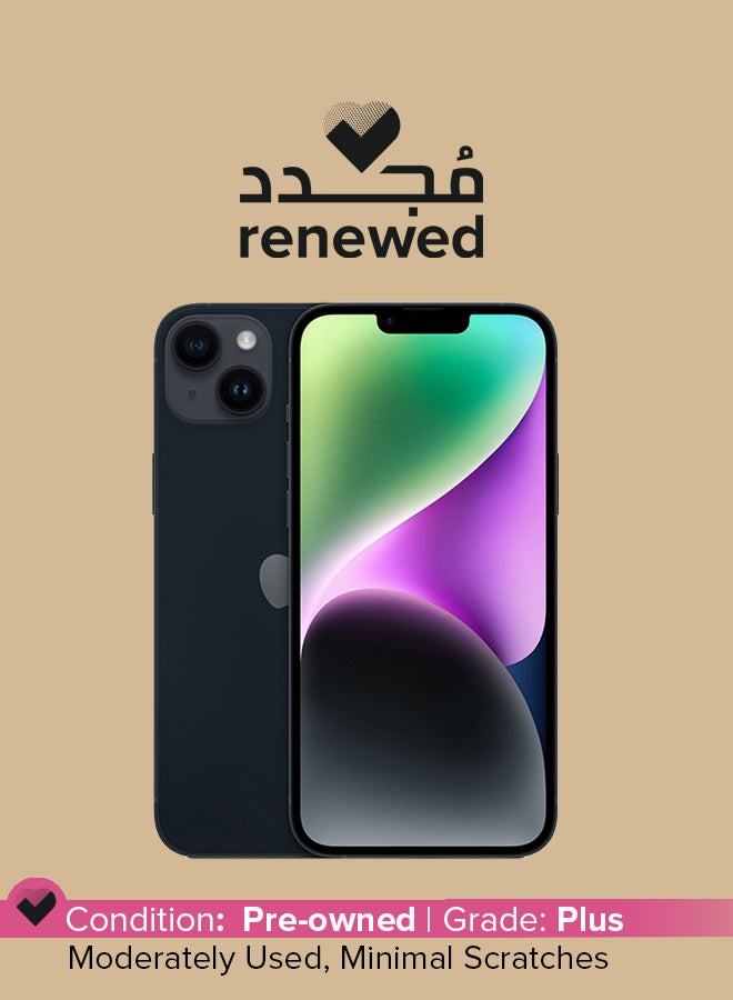 Renewed - iPhone 14 128GB Midnight 5G With FaceTime