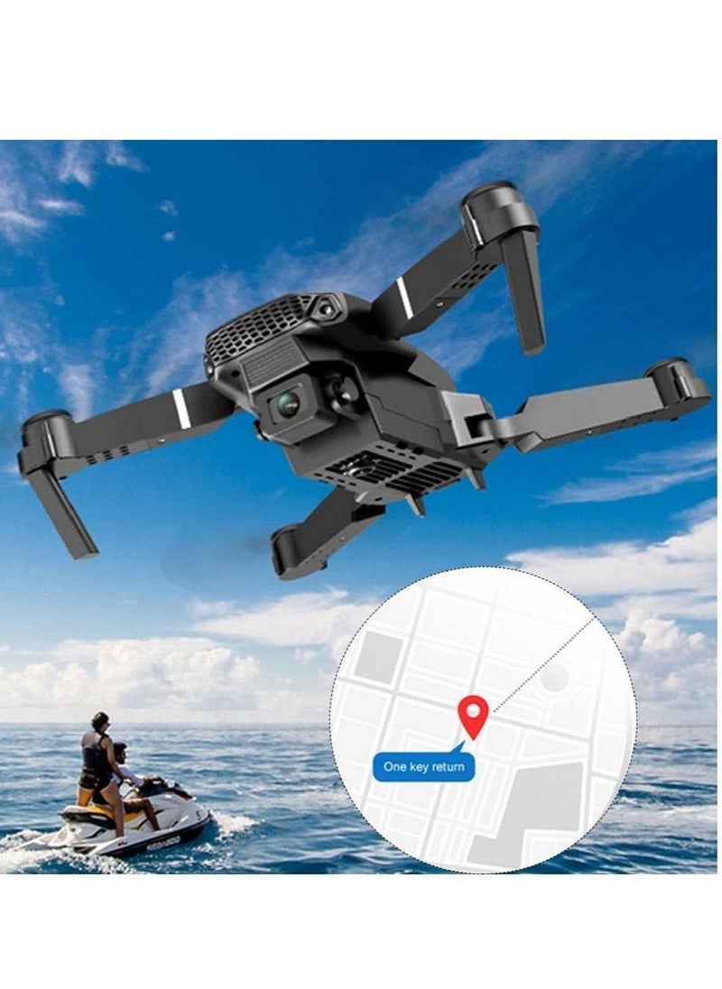 Eltrazone E88 Pro Ayoo Mini Drone – Capture Breathtaking Aerial Footage with 4K Dual Cameras and a Foldable Design