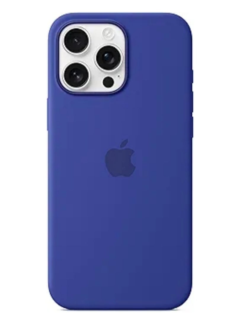 Iphone 16 pro silicon case with magsafe - ultramarine