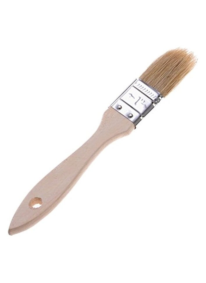 Cake Brush/Roasting and Pastry Brush, Length: 18.5 cm, Width: 1 inch/2.6 cm, Wood, Woody, Light Brown