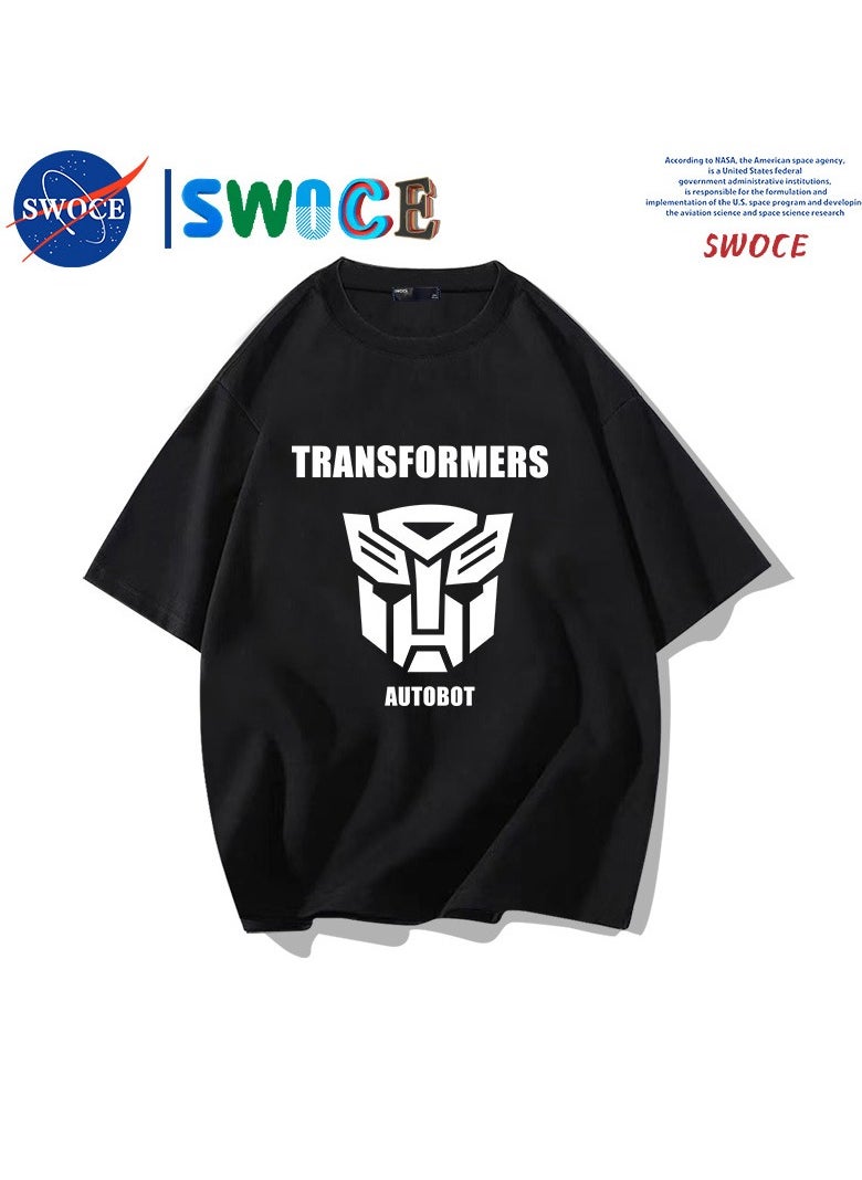 New Fashion Cartoon Anime SWOCE Cotton T-shirt