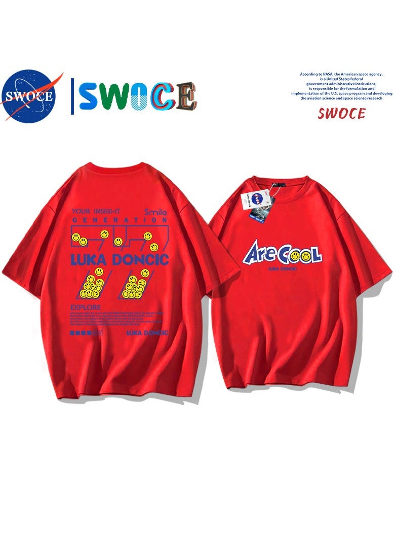 New Fashion Cartoon Anime SWOCE Cotton T-shirt