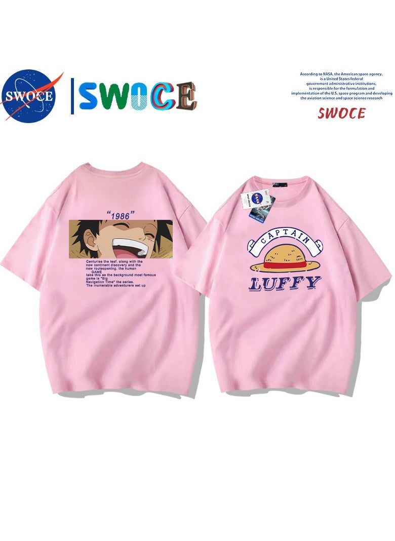 New Fashion Cartoon Anime SWOCE Cotton T-shirt