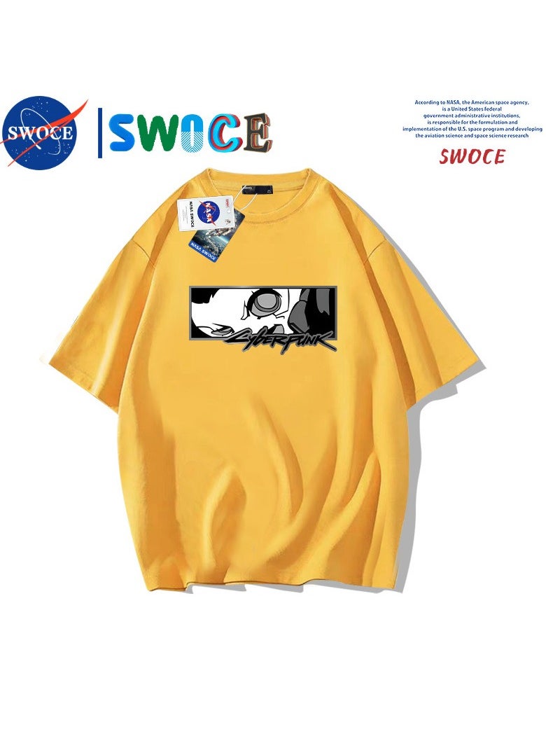 New Fashion Cartoon Anime SWOCE Cotton T-shirt