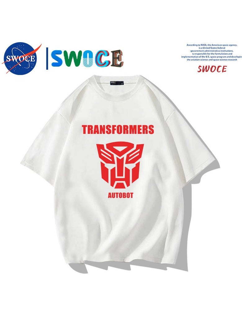 New Fashion Cartoon Anime SWOCE Cotton T-shirt