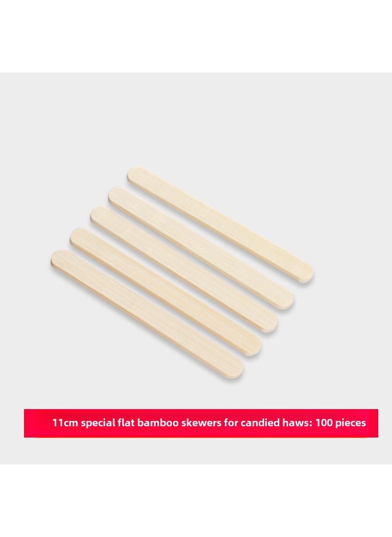 1 x 5 pcs Mini Candied Hawthorn Bamboo Sticks 11cm ice cream sticks (100 pcs)