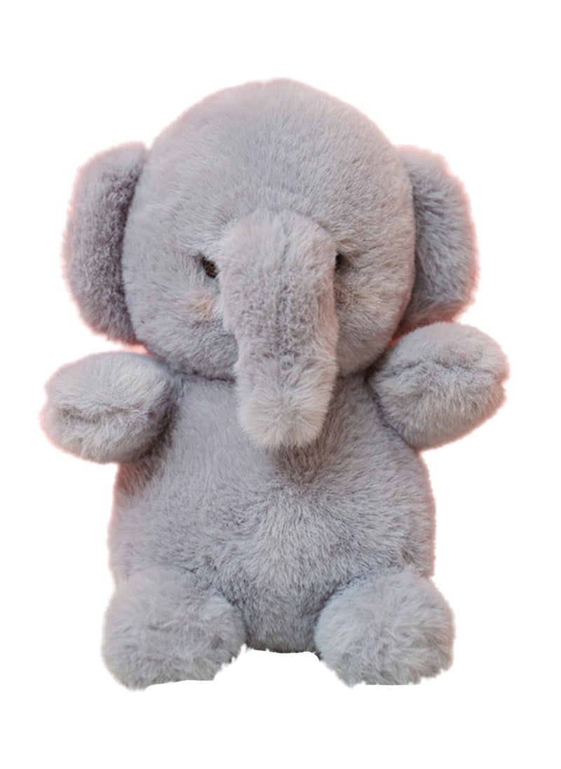 23 CM Cute Little Elephant Plush Toy Soft Stuffed Cartoon Animal Doll For Girls And Boys All Ages Gift