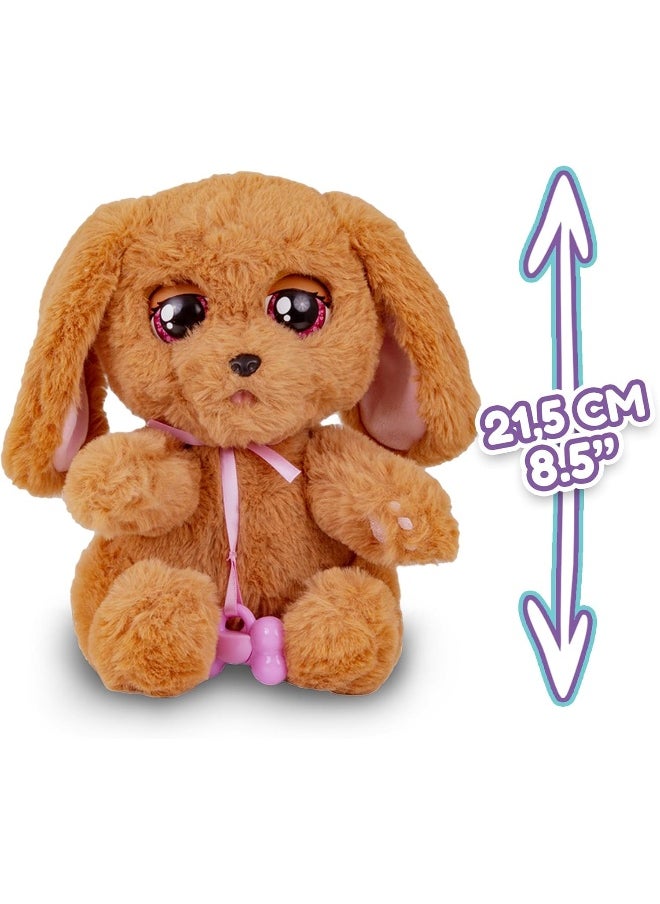 BABY PAWS Sleeping Puppies - Cocker an Interactive Plush Puppy which Makes Sounds, Opens and Closes its Eyes, and Has a Bag to Take the Puppy Around with You - Gift Toy for Girls and Boys +3 Years