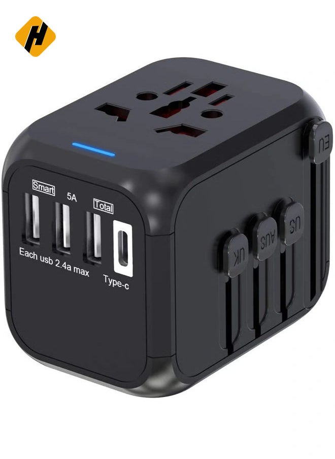 Universal adapter worldwide charger for UK/EU/US/AUS plug