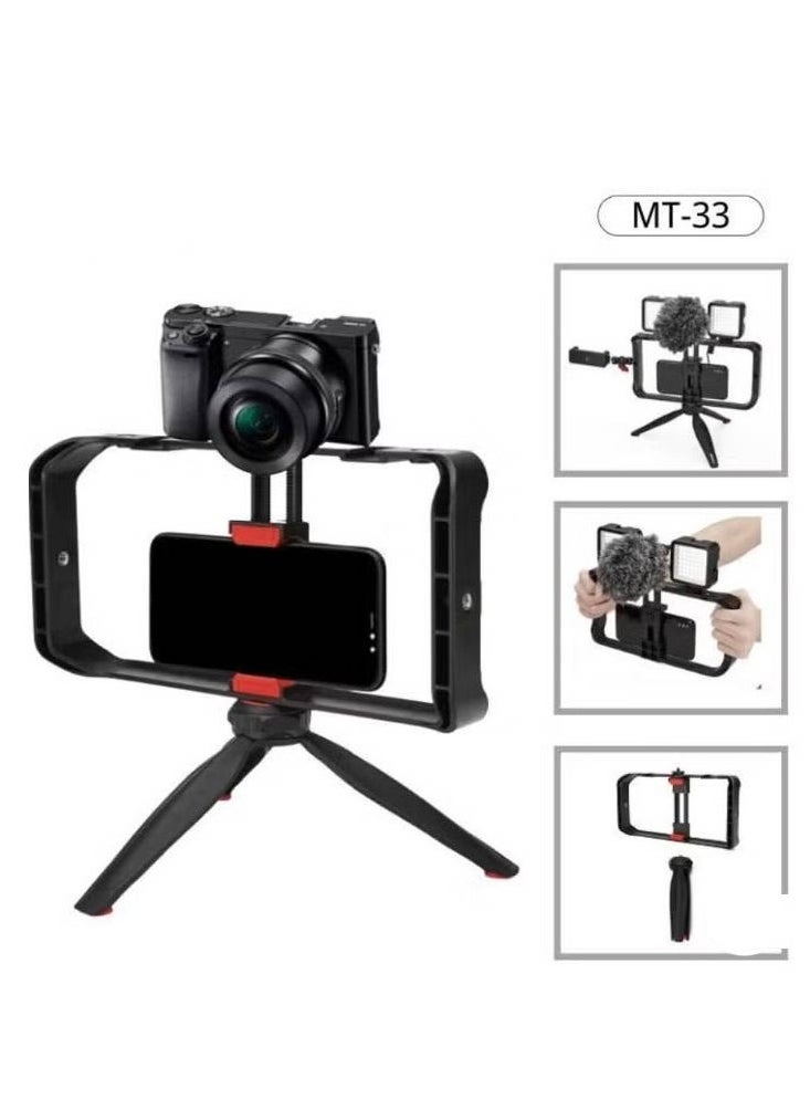 Universal Video Kit for Smartphones, & Vlogging (Adjustable 42mm-95mm)