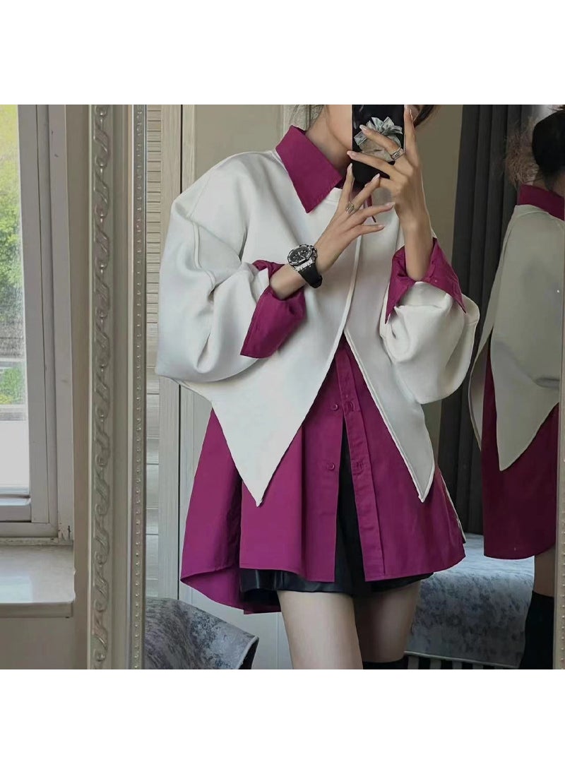 Autumn 2023 French Design Shirt Set for Women Shirt