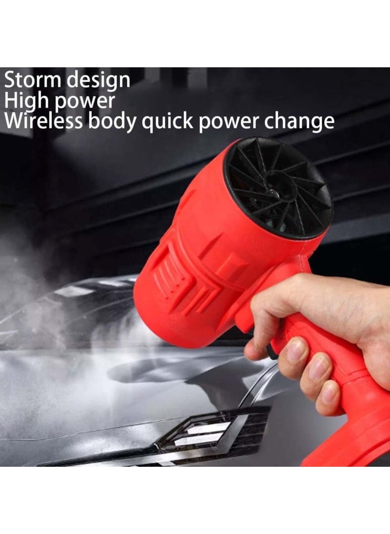 Cordless and Portable Turbo Jet Super Power Air, Storm Industries Jet Blower, for Car Drying, Cleaning (Black)