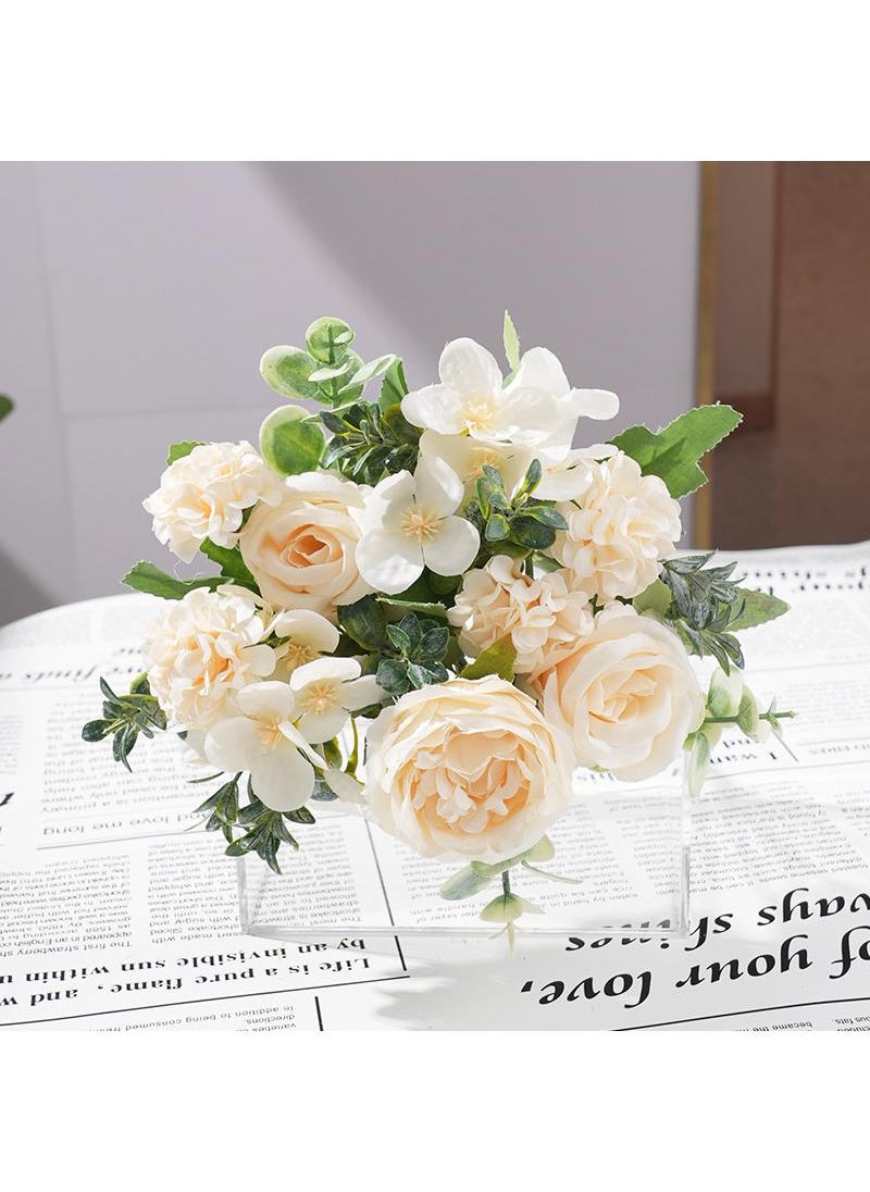 1 Pcs Hydrangea Rose Artificial Flower Wedding Decoration Home Decoration Table Decoration Photography Fake Flower