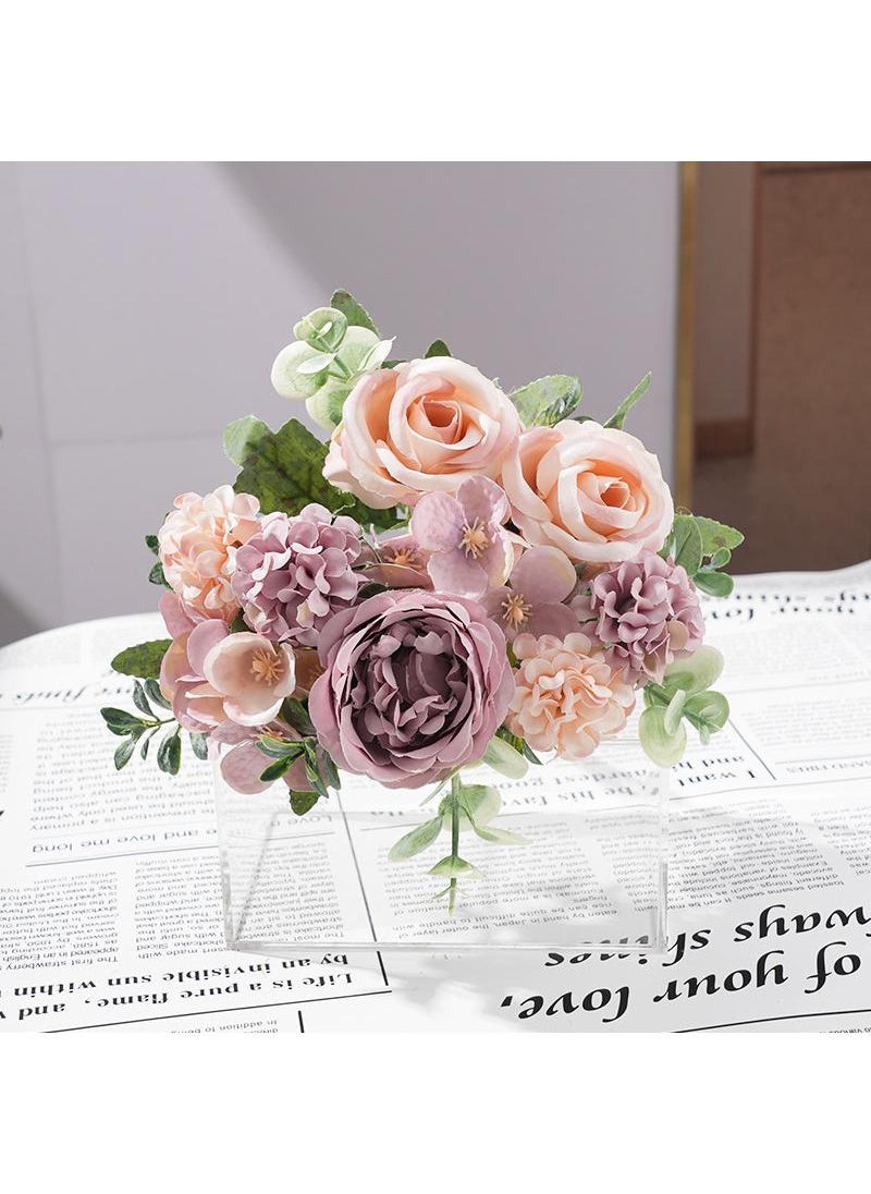 1 Pcs Hydrangea Rose Artificial Flower Wedding Decoration Home Decoration Table Decoration Photography Fake Flower