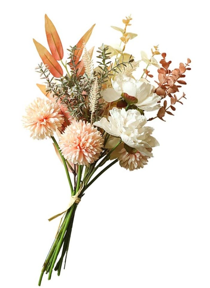 Artificial Flowers Silk Dandelion Faux Bouquet Flowers Wedding Bouquet Centerpieces Flower Arrangements Decorations