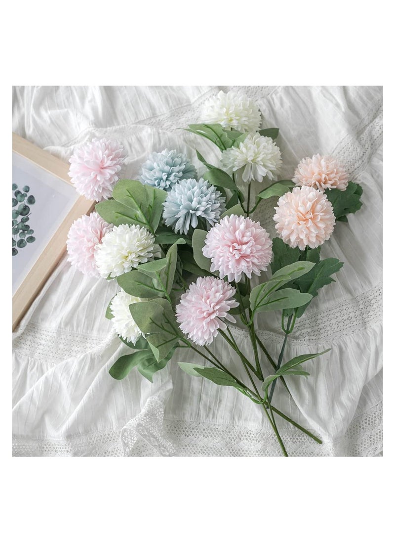 Artificial Flowers Bouquets Faux Hydrangea Arrangements for Table Centerpieces Home Garden Party Office Wedding Decoration for Living Room Kitchen Decor