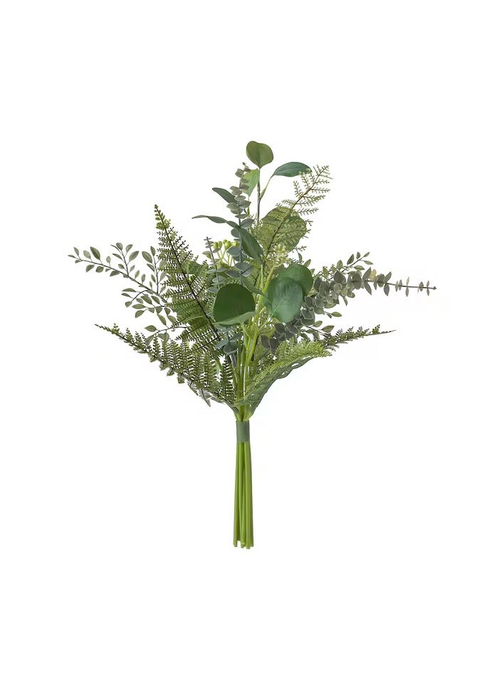 SMYCKA Artificial bouquet, in/outdoor green, 50 cm