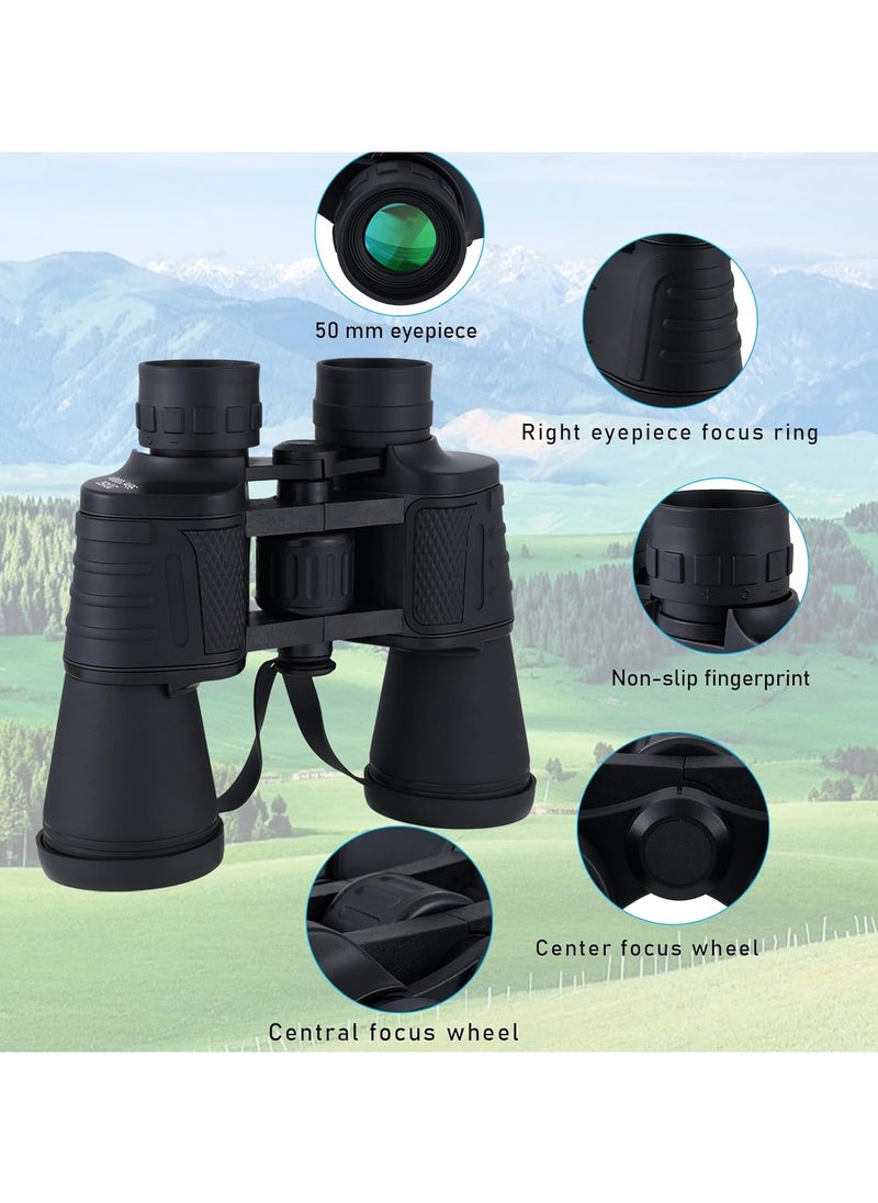 Adult Binoculars High Power 20x50 Binoculars Designed with 20x Magnification (20x50)