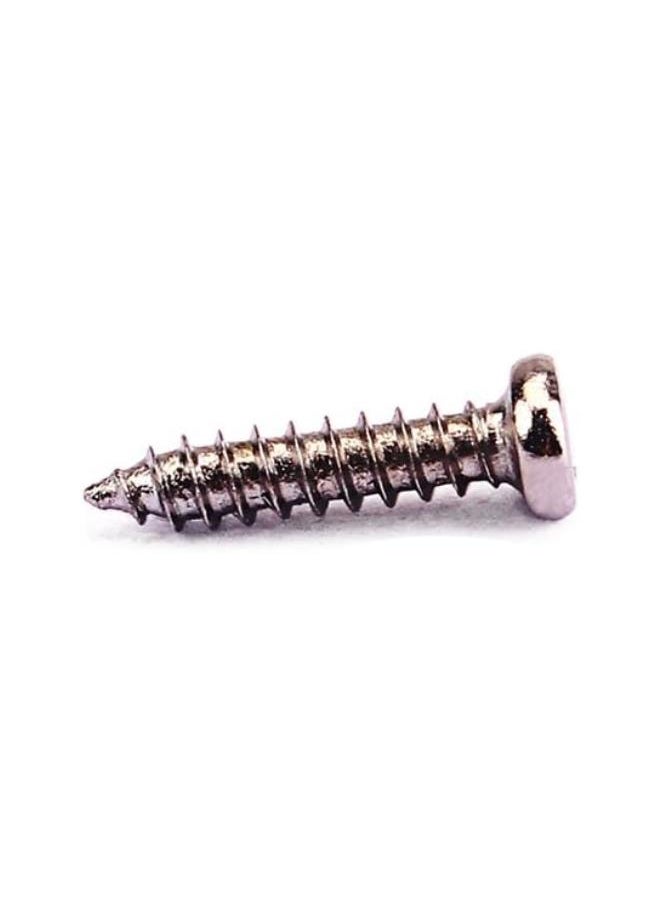 50 PCS Tuning Peg Tuning Key Screws Machine Heads Guitar Tuner Mounting Screws for Electric/Acoustic Guitar Bass 11 x 2 mm (Silver)