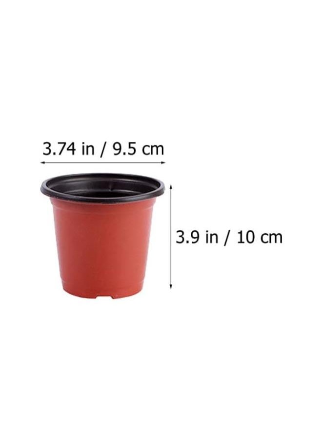 20 PCS Planter Nursery Pots, Plastic Starter Pots for Plants Flower Seedling, 4 Inch/ 10 cm