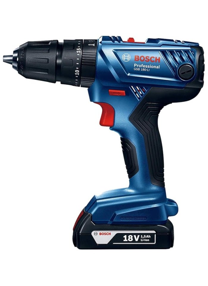 Bosch GSB180LI 18W with Bit Set