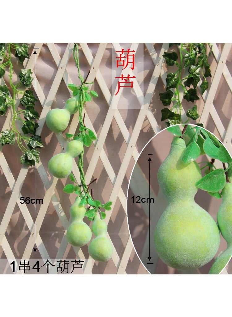 1 x 5 pcs Artificial Vegetables Fruits Garland Props Gourd