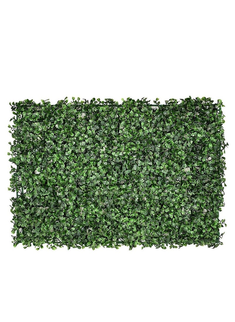 10pcs Artificial Wall Grass Boxwood Panels Topiary Hedge Plant Artificial Grass Plant Lawn Board Wall Fence