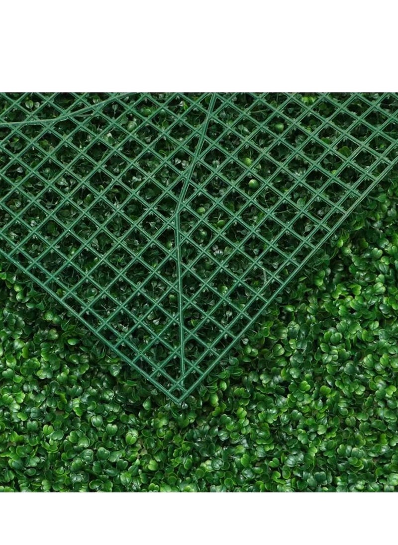 10pcs Artificial Wall Grass Boxwood Panels Topiary Hedge Plant Artificial Grass Plant Lawn Board Wall Fence