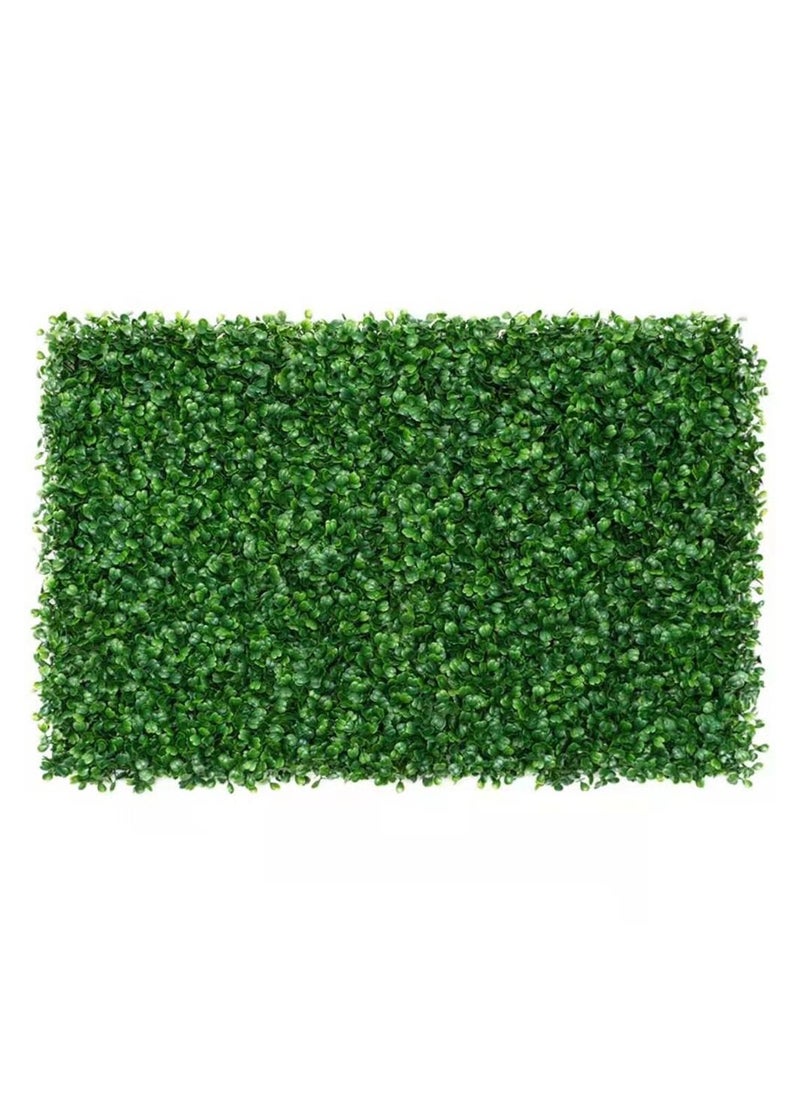 10pcs Artificial Plastic Wall Grass Green Landscaping Square Lawn Eucalyptus Leaves Turf Wall Grass For Home Indoor Outdoor Villa Garden Decoration