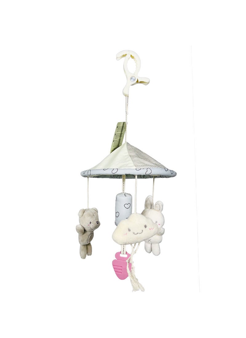 1 x 5 pcs Newborn Forest Animal Stroller Pendant Baby Crib Bell [M037A] hanging umbrella bear rabbit