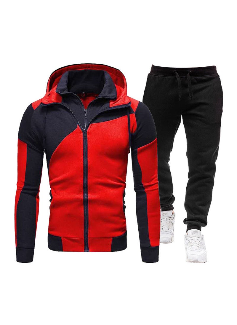 Mens Hooded Tracksuit Autumn Winter 2024 gray