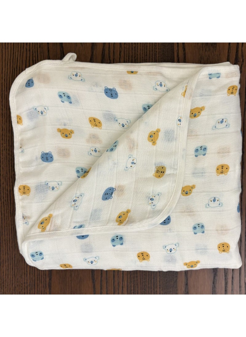 TUMMY Bear Printed Baby Blanket for new born babies