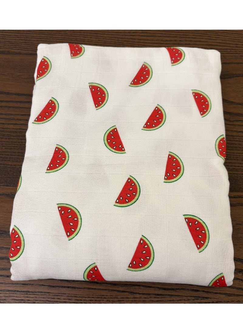 TUMMY Melon Printed Baby Blanket for new born babies